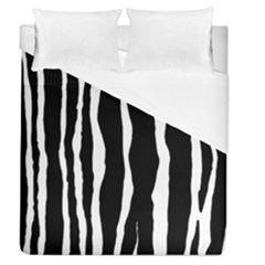 Zebra Background Pattern Duvet Cover (queen Size) by Amaryn4rt
