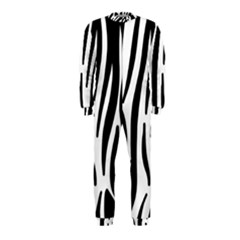 Seamless Zebra A Completely Zebra Skin Background Pattern Onepiece Jumpsuit (kids) by Amaryn4rt