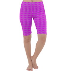 Clovers On Pink Cropped Leggings 