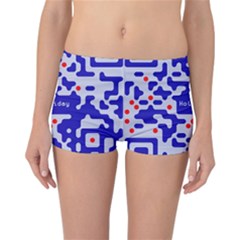 Digital Computer Graphic Qr Code Is Encrypted With The Inscription Reversible Bikini Bottoms by Amaryn4rt