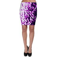 Bokeh Background In Purple Color Bodycon Skirt by Amaryn4rt