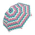 Chevron Pattern Colorful Art Folding Umbrellas View2