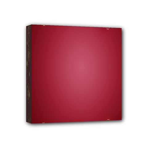 Red Background With A Pattern Mini Canvas 4  X 4  by Amaryn4rt