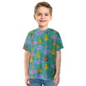 Meow Cat Pattern Kids  Sport Mesh Tee View1