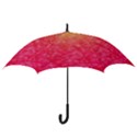 Abstract red octagon polygonal texture Hook Handle Umbrellas (Medium) View3