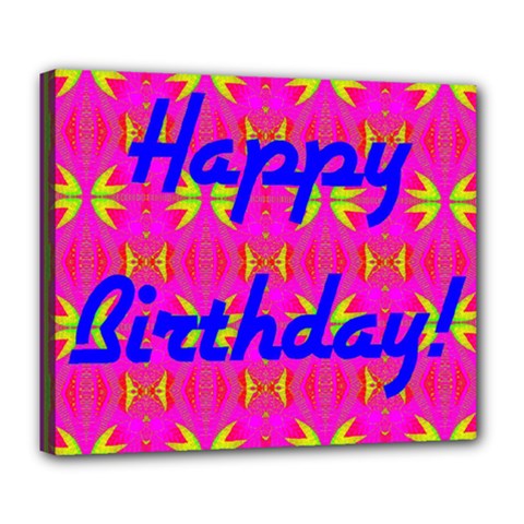 Happy Birthday! Deluxe Canvas 24  X 20   by Amaryn4rt