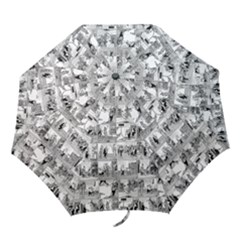 Old Comic Strip Folding Umbrellas by Valentinaart