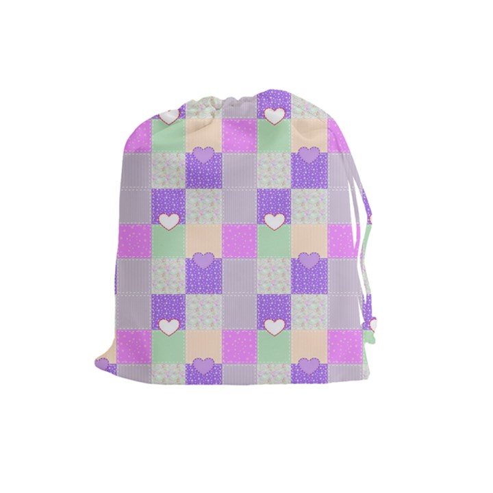 Patchwork Drawstring Pouches (Large) 