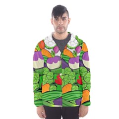 Vegetables  Hooded Wind Breaker (men) by Valentinaart