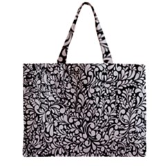 Pattern Zipper Mini Tote Bag by Valentinaart