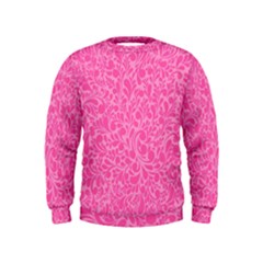 Pink Pattern Kids  Sweatshirt by Valentinaart