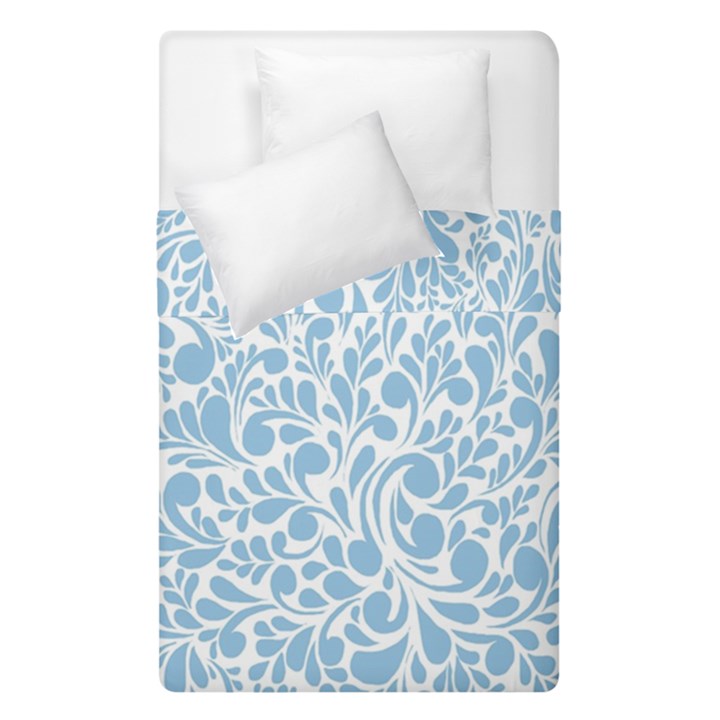 Blue pattern Duvet Cover Double Side (Single Size)