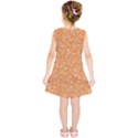 Orange pattern Kids  Tunic Dress View2