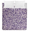 Purple pattern Duvet Cover Double Side (Queen Size) View1