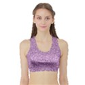 Pattern Sports Bra with Border View1