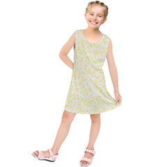 Yellow Pattern Kids  Tunic Dress