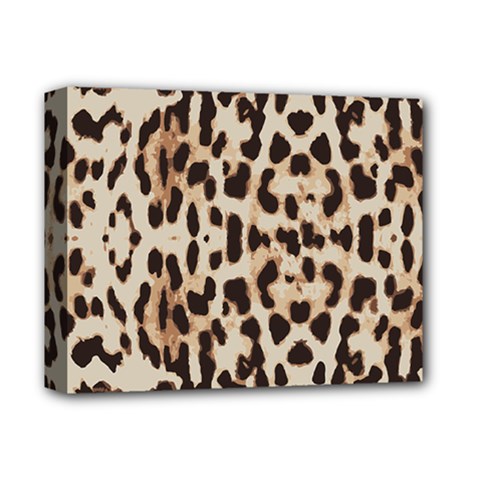 Leopard pattern Deluxe Canvas 14  x 11 