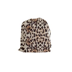 Leopard pattern Drawstring Pouches (Small) 