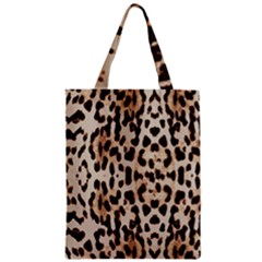 Leopard pattern Zipper Classic Tote Bag