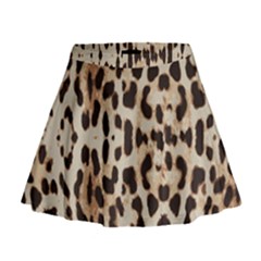 Leopard pattern Mini Flare Skirt