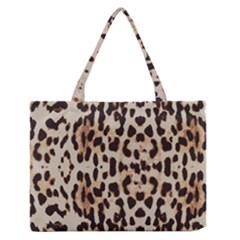 Leopard pattern Medium Zipper Tote Bag