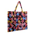 Butterflies Zipper Large Tote Bag View2