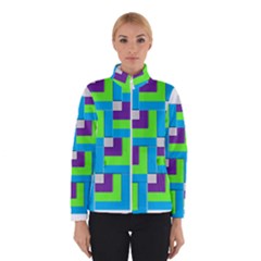 Geometric 3d Mosaic Bold Vibrant Winterwear by Amaryn4rt