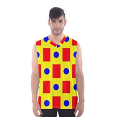 Pattern Design Backdrop Men s Basketball Tank Top