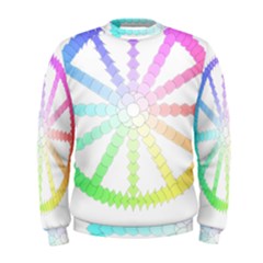 Polygon Evolution Wheel Geometry Men s Sweatshirt by Amaryn4rt