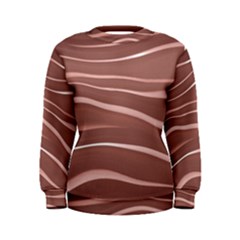 Lines Swinging Texture Background Women s Sweatshirt by Amaryn4rt