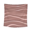 Lines Swinging Texture Background Square Tapestry (Small) View1