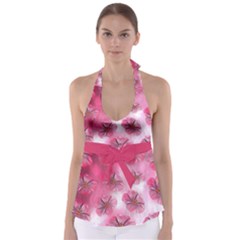 Think Pink Babydoll Tankini Top by GabriellaDavid