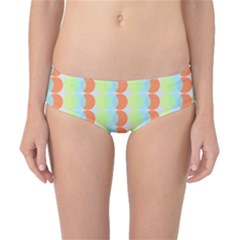 Circles Orange Blue Green Yellow Classic Bikini Bottoms by Alisyart