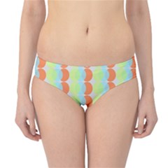 Circles Orange Blue Green Yellow Hipster Bikini Bottoms by Alisyart