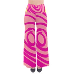 Doodle Shapes Large Line Circle Pink Red Yellow Pants