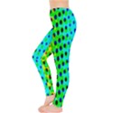 Comic Strip Dots Circle Rainbow Leggings  View3