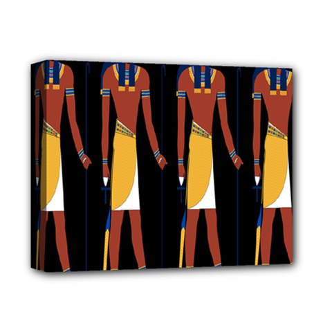 Egyptian Mummy Guard Treasure Monster Deluxe Canvas 14  X 11 