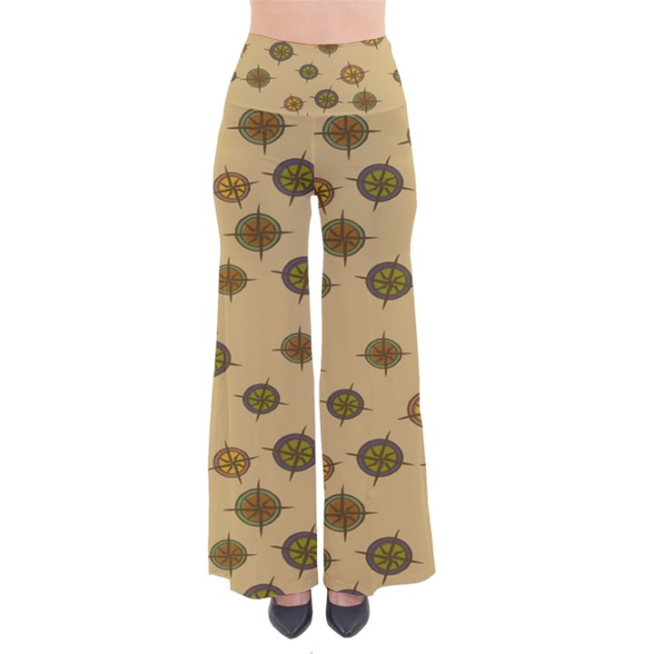 Compass Circle Brown Pants