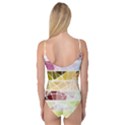 Geometric Mosaic Line Rainbow Camisole Leotard  View2