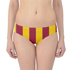 Red Yellow Flag Hipster Bikini Bottoms by Alisyart