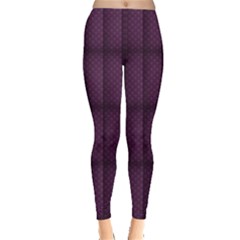 Plaid Purple Leggings 