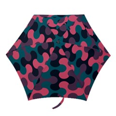 Symmetry Celtic Knots Contemporary Fabric Puzzel Mini Folding Umbrellas by Alisyart