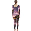 Landscape Reflection Waves Ripples Long Sleeve Catsuit View2