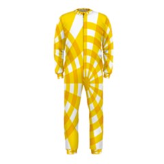 Weaving Hole Yellow Circle Onepiece Jumpsuit (kids)