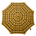 Plaid Yellow Line Hook Handle Umbrellas (Large) View1