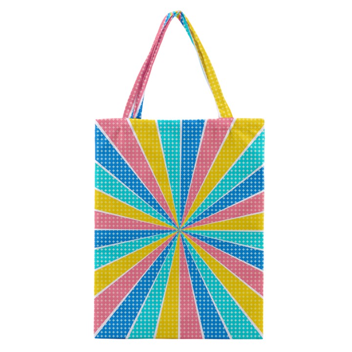 Rhythm Heaven Megamix Circle Star Rainbow Color Classic Tote Bag