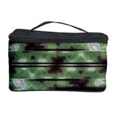 Stripes Camo Pattern Print Cosmetic Storage Case by dflcprints