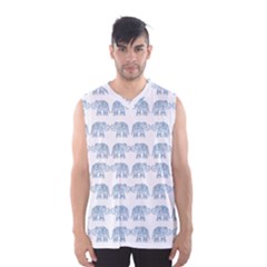 Indian Elephant  Men s Basketball Tank Top by Valentinaart