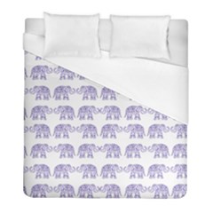 Indian elephant pattern Duvet Cover (Full/ Double Size)