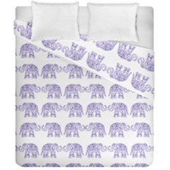 Indian elephant pattern Duvet Cover Double Side (California King Size)